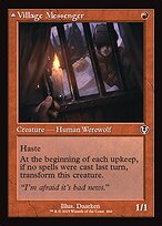 Mensageira da Aldeia // Intrusa do Nascer da Lua — Innistrad Remastered 466