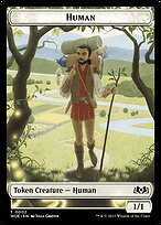 Human — Wilds of Eldraine Tokens 2