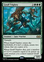 Trigêmeos Rudes — Wilds of Eldraine Promos 172p