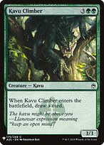 Escalador Kavu — The List A25-175