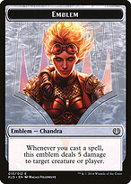 Chandra, Torch of Defiance Emblem — Kaladesh Tokens 10