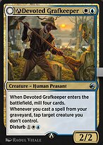 A-Devoted Grafkeeper // A-Departed Soulkeeper — Innistrad: Midnight Hunt A-218