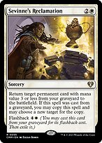 Reivindicação de Sevinne — Commander Masters 55