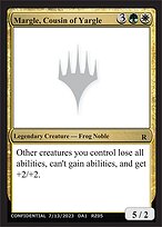 Margle, Cousin of Yargle — Unknown Event RZ05b