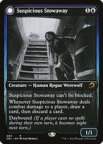 Clandestina Suspeita // Lobisomem Marinheira — Innistrad: Double Feature 80