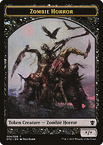 Zombie Horror — Dragons of Tarkir Tokens 4