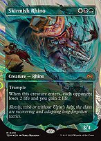 Skirmish Rhino — Tarkir: Dragonstorm 418