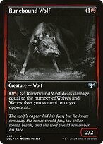 Lobo da Coleira Rúnica — Innistrad: Double Feature 443