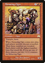 Ogre Ameaçador — Onslaught 219