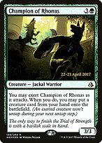 Campeã de Rhonas — Amonkhet Promos 159s