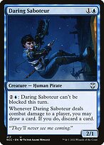 Sabotadora Ousada — New Capenna Commander 217