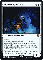 Adversário Intrépido — Innistrad: Midnight Hunt Promos 25s