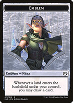 Nissa, Vital Force Emblem — Kaladesh Tokens 11