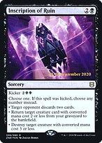 Epígrafe de Ruína — Zendikar Rising Promos 108s