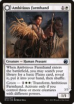 Lavradora Ambiciosa // Cátara Veterana — Innistrad: Midnight Hunt 2
