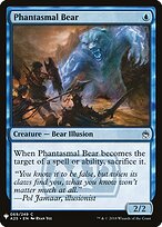 Urso Fantasmal — The List A25-69