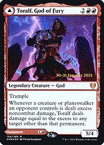 Toralf, Deus da Fúria // Martelo de Toralf — Kaldheim Promos 154s