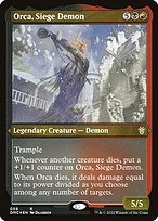 Orca, Demônio de Cerco — Dominaria United Commander 59