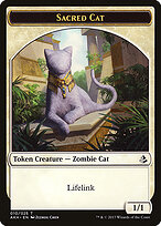 Sacred Cat — Amonkhet Tokens 10