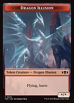 Dragon Illusion — Tarkir: Dragonstorm Commander Tokens 15