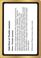 High Noon At Thunder Junction — Black Lotus Unknown Planechase PLA015