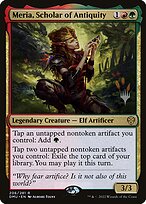 Meria, Erudita da Antiguidade — Dominaria United Promos 206p