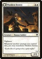 Sentinela de Thraben // Milícia de Thraben — Innistrad 38