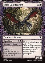 Feral Deathgorger // Dusk Sight — Tarkir: Dragonstorm 298