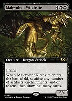 Dragão-bruxo Malévolo — Wilds of Eldraine 372