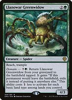 Viúva-verde de Llanowar — Dominaria United Promos 169p