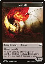 Demon — March of the Machine Commander Tokens 18