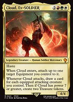Cloud, Ex-SOLDIER — Final Fantasy Commander 221