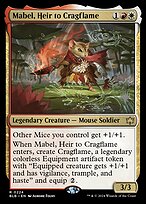 Mabel, Heir to Cragflame — Bloomburrow Promos 224p