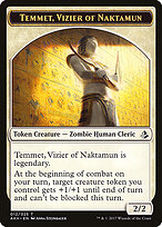 Temmet, Vizier of Naktamun — Amonkhet Tokens 12