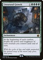 Crescimento Antinatural — Innistrad: Midnight Hunt Promos 206p
