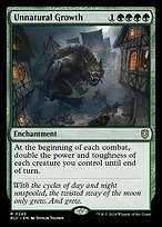 Crescimento Antinatural — Bloomburrow Commander 245