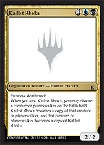 Kallist Rhoka — Unknown Event RZ02a