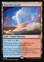 Scorched Geyser — Secrets of Strixhaven Commander 54