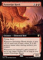 Pyreswipe Hawk — Bloomburrow Commander 60