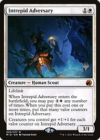 Adversário Intrépido — Innistrad: Midnight Hunt Promos 25p