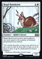 Coelhicórnio Régio — Wilds of Eldraine Promos 25s