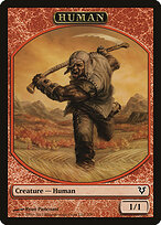 Human — Avacyn Restored Tokens 7