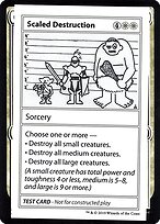 Scaled Destruction — Mystery Booster Playtest Cards 2021 12