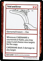 Trial and Error — Mystery Booster Playtest Cards 2021 68