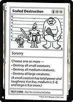 Scaled Destruction — Mystery Booster Playtest Cards 2019 12