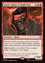 Stone-Giant of High Pass — The Hobbit 113