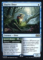 Lontra Esquiva // Dádiva do Bosque — Wilds of Eldraine Promos 225s