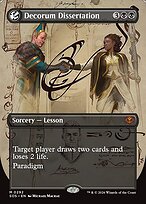 Decorum Dissertation — Secrets of Strixhaven 292