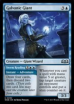 Gigante Galvânica // Leitura de Tempestade — Wilds of Eldraine 52