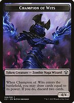 Champion of Wits — Commander 2021 Tokens 6